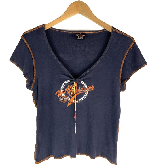 Harley-Davidson Tops - Vintage Harley Davidson 100 Year T-Shirt Size L
